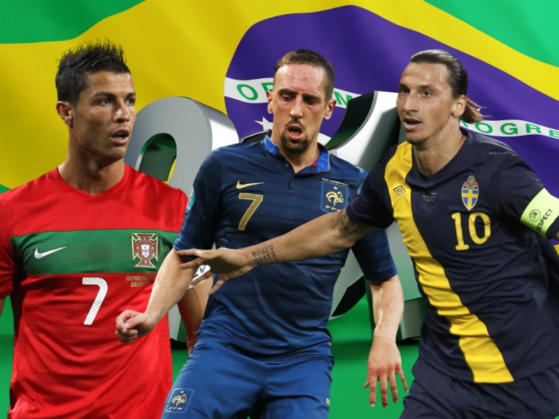 Play-off World Cup 2014: Ronaldo dung do Ibrahimovic hinh anh