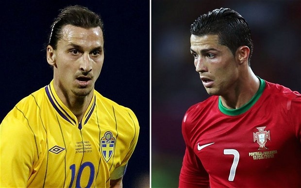 Video cuoc chien giua Ronaldo va Ibrahimovic hinh anh