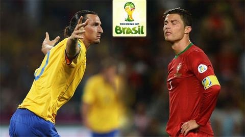Ibra gui 'thu thach dau' den Ronaldo hinh anh