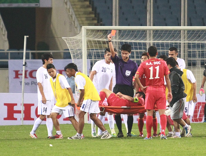 DT Viet Nam thua dam Uzbekistan hinh anh