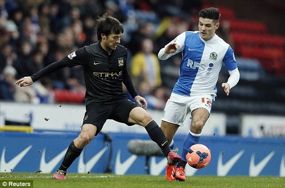 Blackburn 1–1 Man City: Negredo lap cong hinh anh