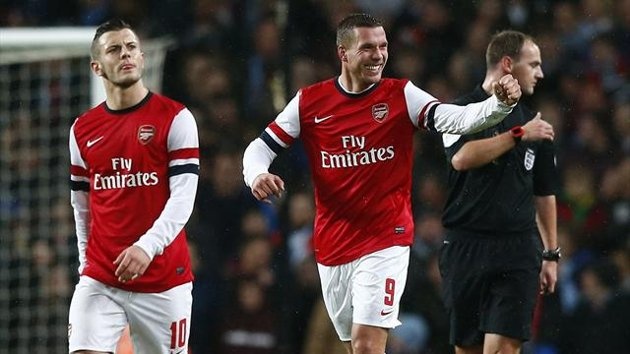 Podolski lap cu dup, Arsenal vuot qua vong 4 cup FA hinh anh