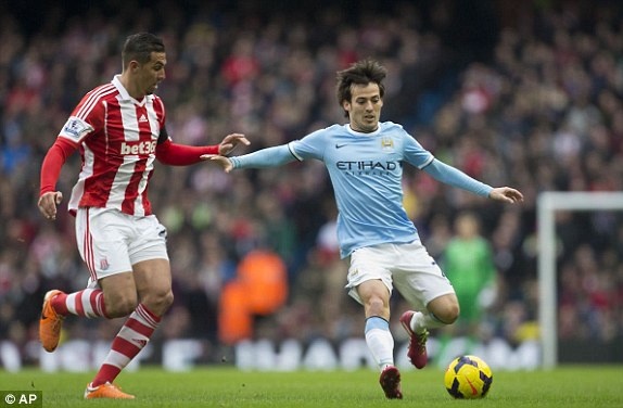 Man City 1–0 Stoke: Man xanh giai con khat ban thang hinh anh