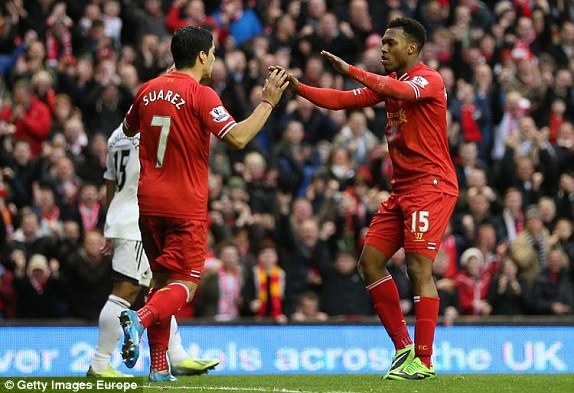 Chum anh Liverpool co tran dau dien ro voi Swansea hinh anh