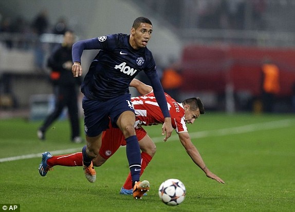 Ban thang mo ty so trong tran Olympiakos - M.U hinh anh