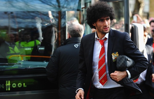 Fellaini than tuong Zidane tu nho hinh anh