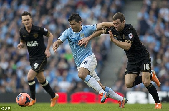 Man City 1-2 Wigan: Man xanh gap khac tinh hinh anh