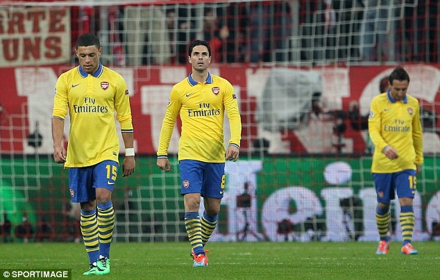 Chum anh Arsenal nguoc dong that bai truoc Bayern hinh anh