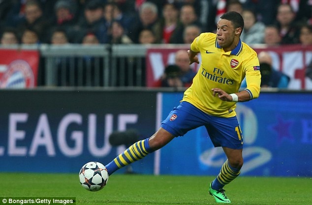 Pha di bong ngoan muc cua sao Arsenal trong tran gap Bayern hinh anh