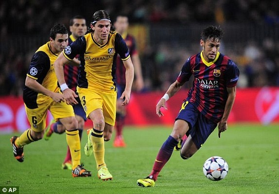 Neymar lap cong cho Barca hinh anh