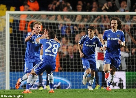 Chelsea ap dao doi hinh hay nhat tu ket luot ve Cup chau Au hinh anh