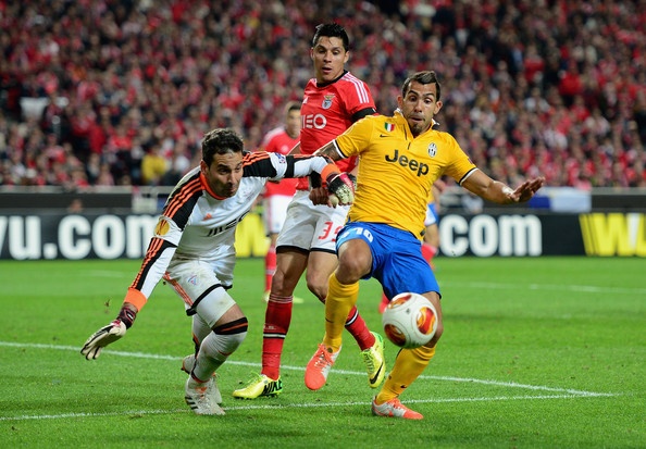 Tevez khong the cuu Juve o ban ket luot di Europa League hinh anh