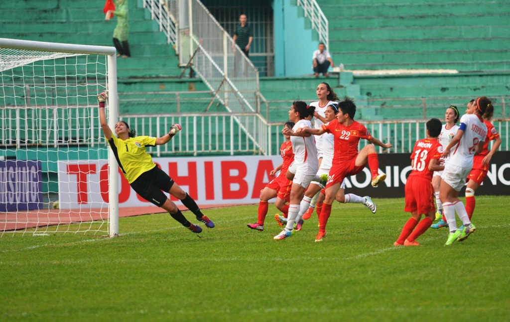 DT nu Viet Nam 3-1 Jordan: Dang cap vuot troi hinh anh