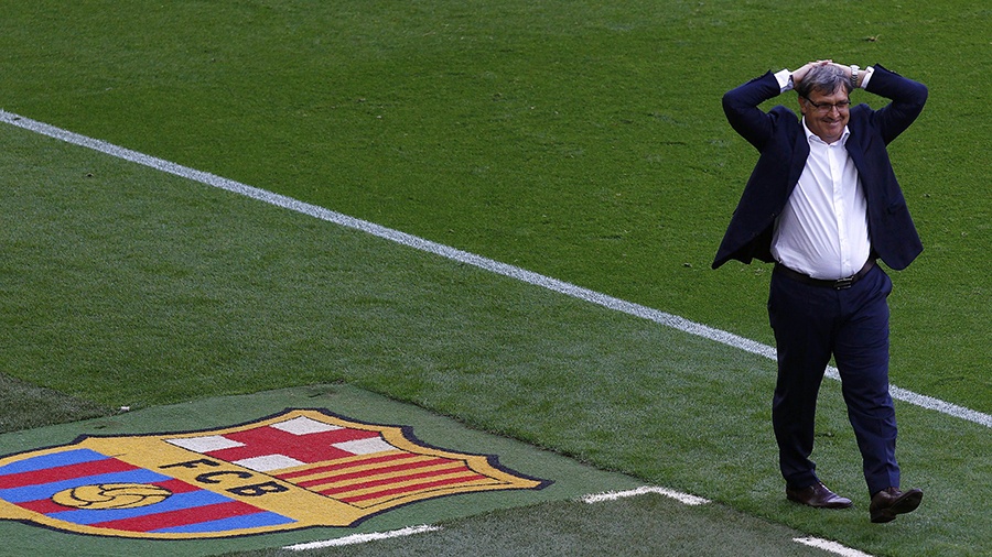 Mat chuc vo dich, HLV Barca chinh thuc tu chuc hinh anh