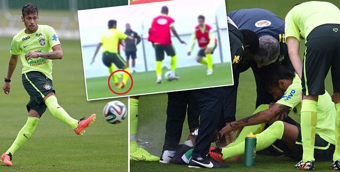 Neymar dinh chan thuong mat ca chan hinh anh