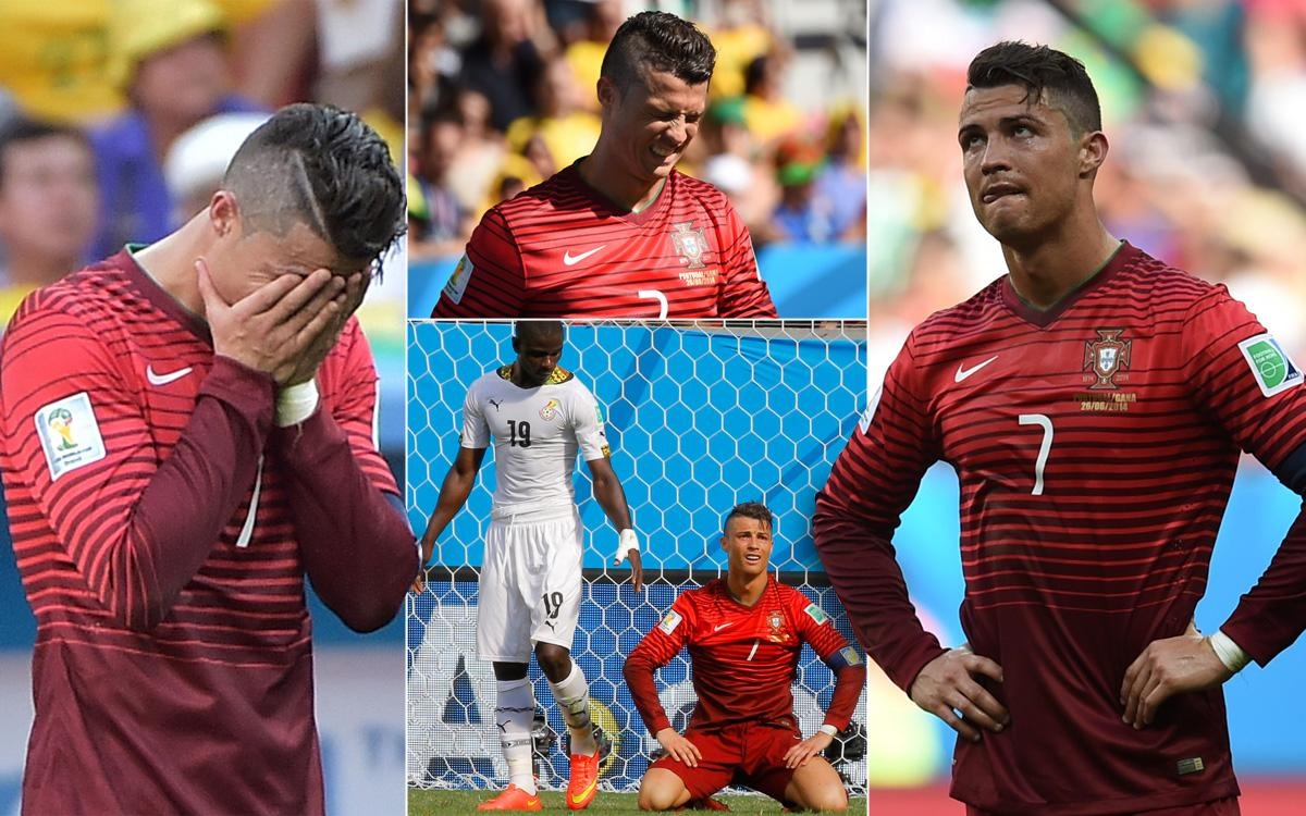 Ronaldo - ngôi sao được kỳ vọng bậc nhất ở World Cup 2014 - cũng phải nói lời chia tay ngày hội bóng đá ngay từ vòng bảng.