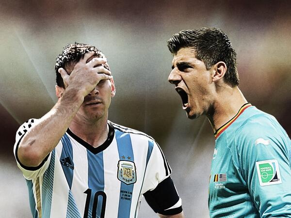 Messi doi dau voi thu mon bat bai Courtois hinh anh