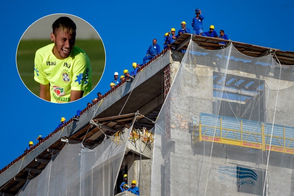 Fan mao hiem tinh mang xem Neymar tap luyen hinh anh