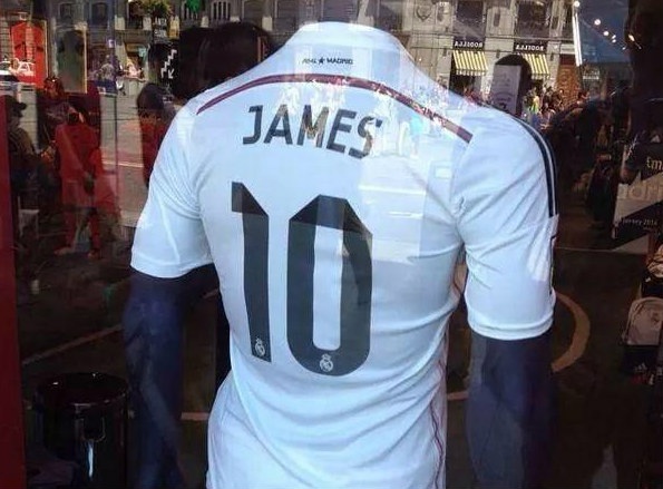 Ao so 10 cua James Rodriguez tai Real Madrid duoc bay ban hinh anh