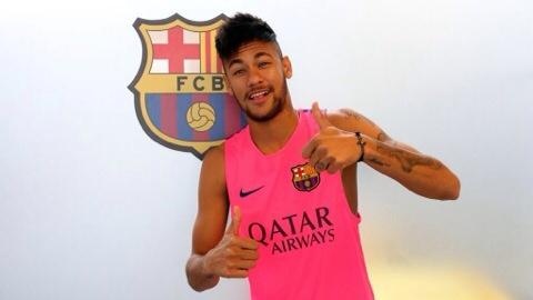Neymar hao hung khoe anh khi tro lai tap luyen cung Barca hinh anh