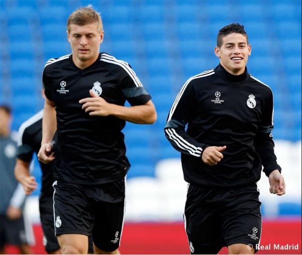 Kroos, Rodriguez chac chan ra san o tran Sieu cup chau Au hinh anh