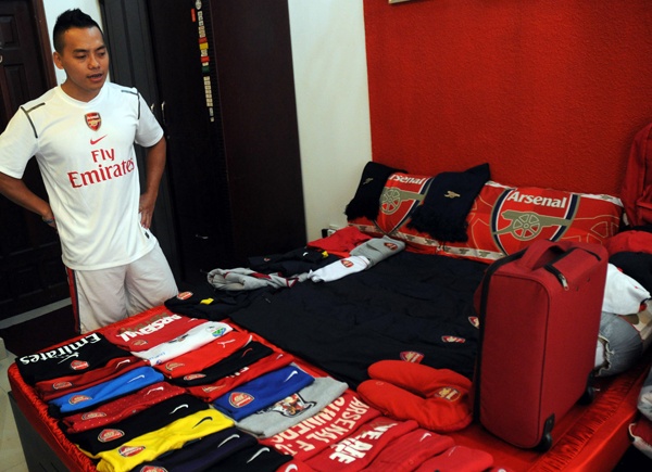 Gia san trong mo cua chang trai Viet Nam me Arsenal hinh anh