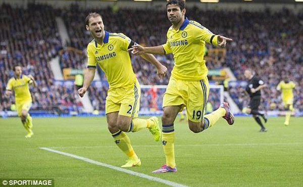 Everton 3-6 Chelsea: Diego Costa lap cu dup hinh anh