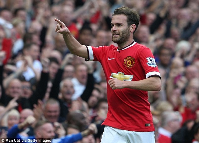Juan Mata sut phat dang cap hinh anh