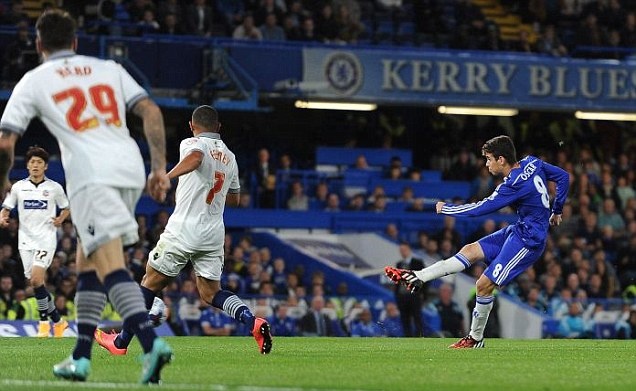 Oscar ghi ban sut xa, Chelsea doat ve vao vong 4 League Cup hinh anh