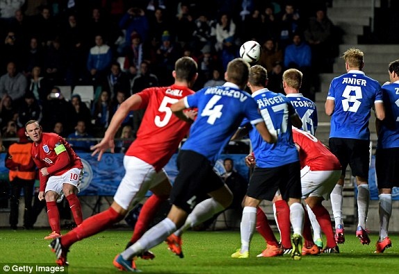 Highlight Estonia 0-1 Anh: Rooney sut phat dang cap hinh anh
