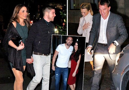 Dan sao Liverpool lich lam di du tiec cung WAGs hinh anh