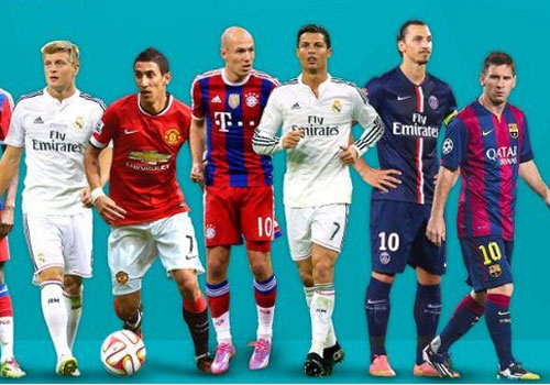 Ronaldo, Messi, Ibra dan dau doi hinh hay nhat chau Au 2014 hinh anh