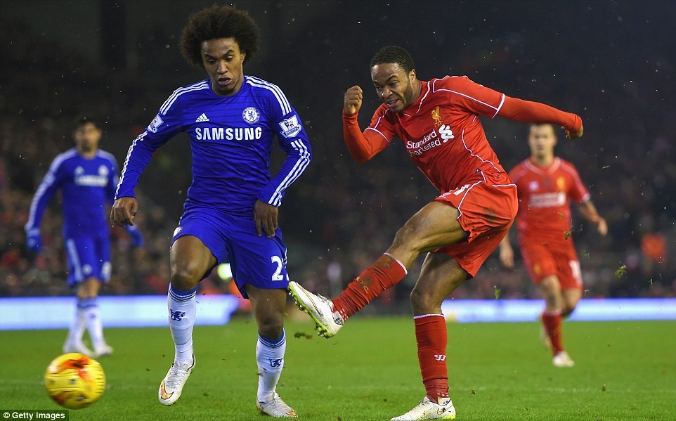 Sterling ha guc 4 cau thu Chelsea, Liverpool co tran hoa 1-1 hinh anh