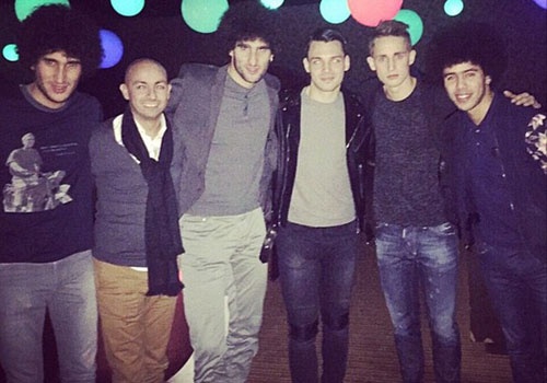 Januzaj va Fellaini di choi dem truoc tran giua tuan cua M.U hinh anh