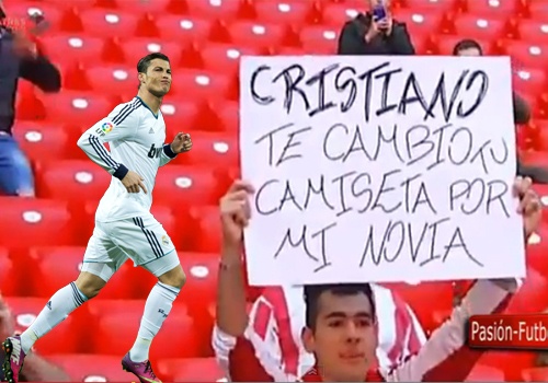 Fan muon doi ban gai lay ao dau cua Ronaldo hinh anh
