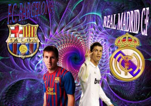 Doi hinh trong mo ket hop dan sao Barca va Real hinh anh