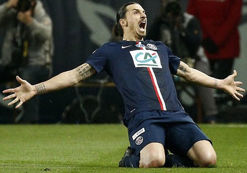 Ibra lap hat-trick, PSG vao chung ket cup quoc gia Phap hinh anh