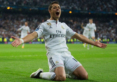 HLV Ancelotti ca ngoi Chicharito khi giup Real ha Atletico hinh anh