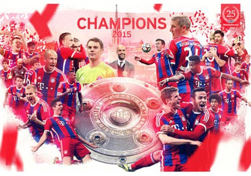 Bayern doat chuc vo dich Bundesliga truoc 4 vong dau hinh anh