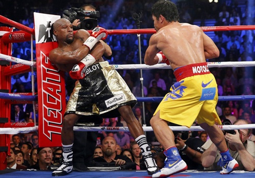 Nhung pha Mayweather ‘chay tron’ Pacquiao hinh anh