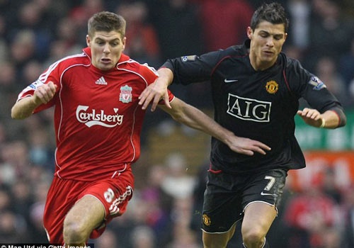 Ronaldo khen ngoi va chuc Gerrard may man hinh anh