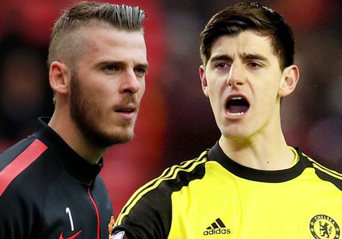 Real Madrid muon mua Courtois hon De Gea hinh anh