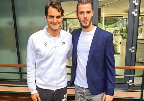 De Gea khoe anh chup cung Federer o Wimbledon hinh anh