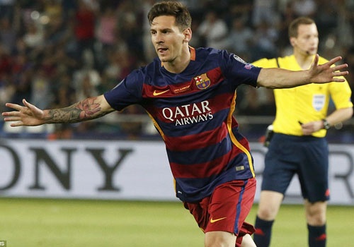 Messi 2 lan sut phat an ban, dua Barca len dinh chau Au hinh anh