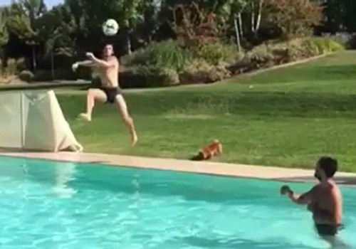 Gareth Bale bay nguoi luyen dut diem o be boi hinh anh