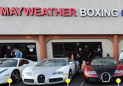 Vo si ‘doc co cau bai’ Mayweather khoe dan sieu xe hinh anh