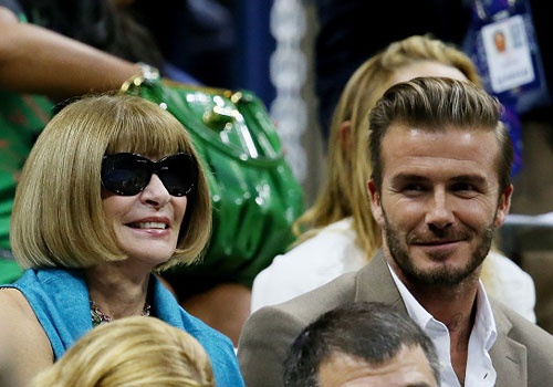 Becks, Di Caprio du khan tran Djokovic va Federer hinh anh