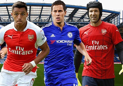 Doi hinh 11 ngoi sao ket hop Chelsea - Arsenal hinh anh