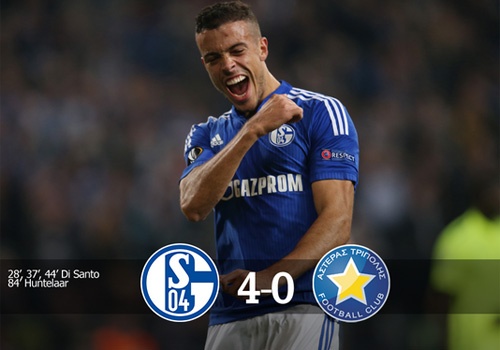 Huntelaar giup Schalke thang 4-0 o Europa League hinh anh