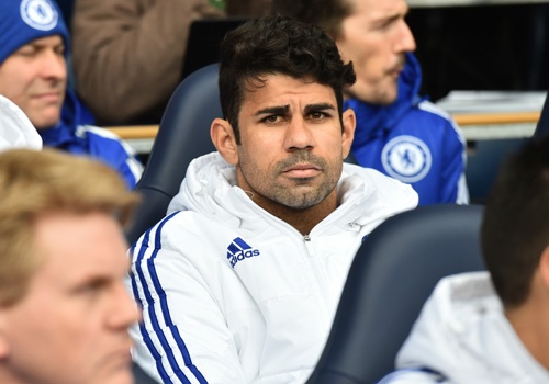 Diego Costa nem ao tap ve phia Mourinho hinh anh